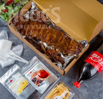 Combo sườn nướng xốt BBQ Châu Á 1kg